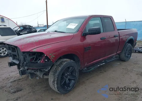 2021 Ram 1500 Classic Warlock 4X4 6'4 Box из США, поврежденный, VIN 1C6RR7GG9MS523589